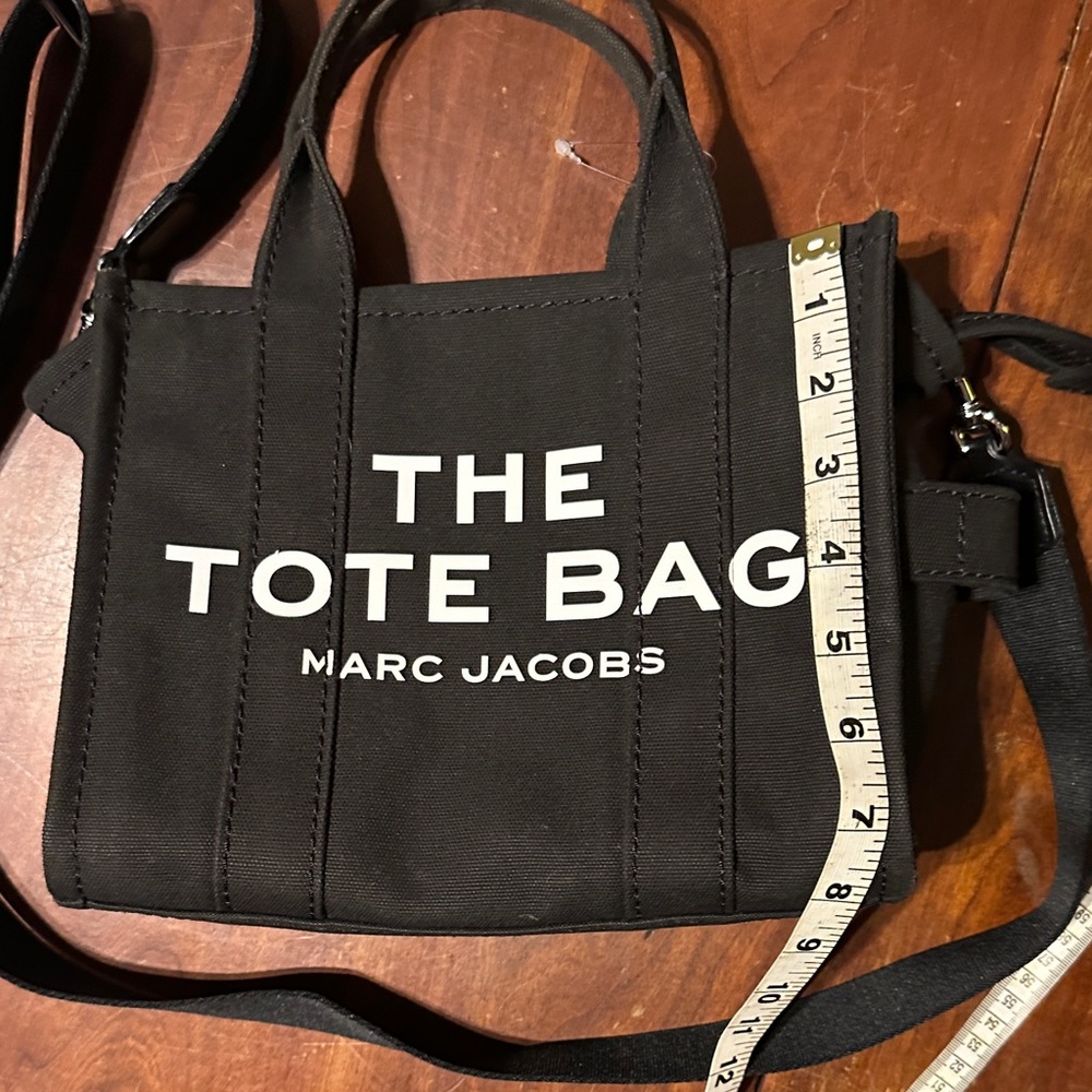 NWOT • Marc Jacobs Black The Tote Bag Mini Crossbody - Picture 3 of 11